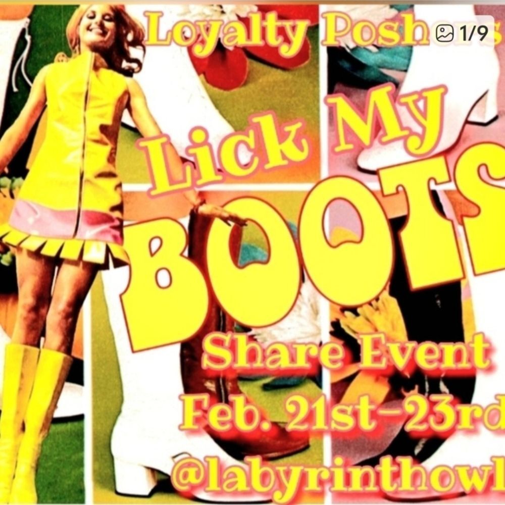 Lick My Boots Share Event